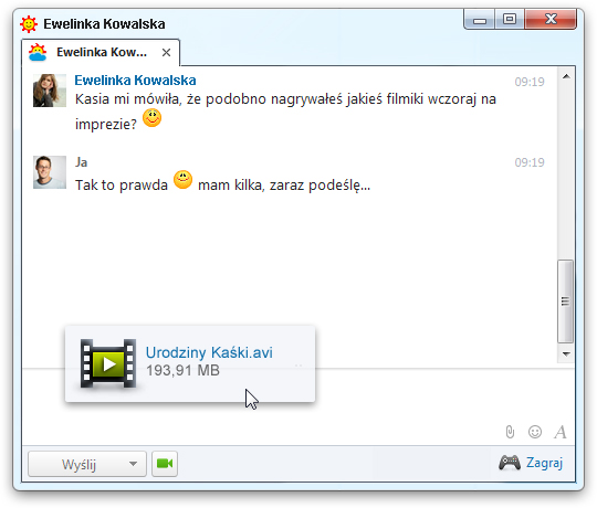 Przesyłanie, które działa Przesyłanie, które działa