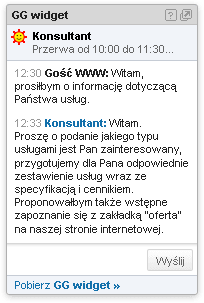 Komunikator GG na Twoją stronę Komunikator GG na Twoją stronę
