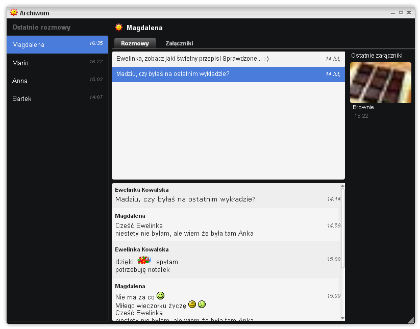 Widok Archiwum Online