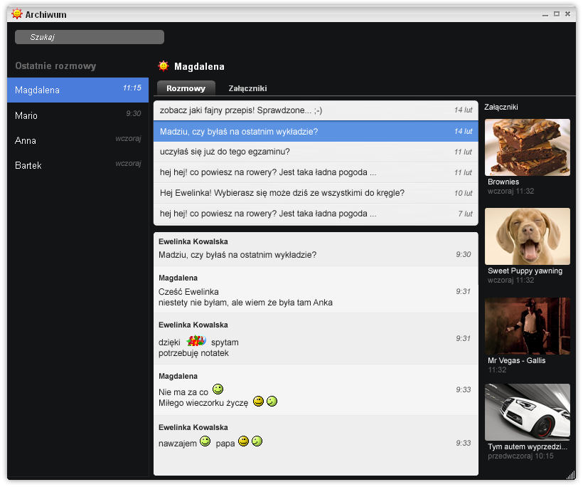 Widok Archiwum Online