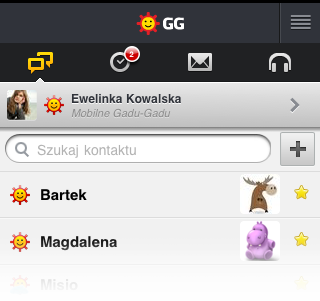 Oznaczenie ilości powiadomień na zakładce "Ostatnie" - iPhone