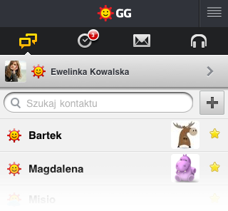 Oznaczenie ilości powiadomień na zakładce "Ostatnie" - iPhone