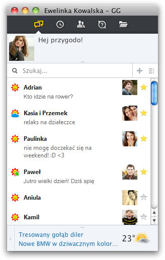 GG dla Apple OSX 10.7 lub nowsza