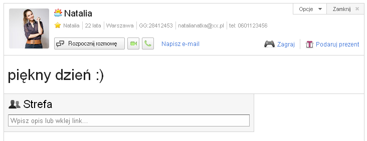 profil znajomego gg.pl