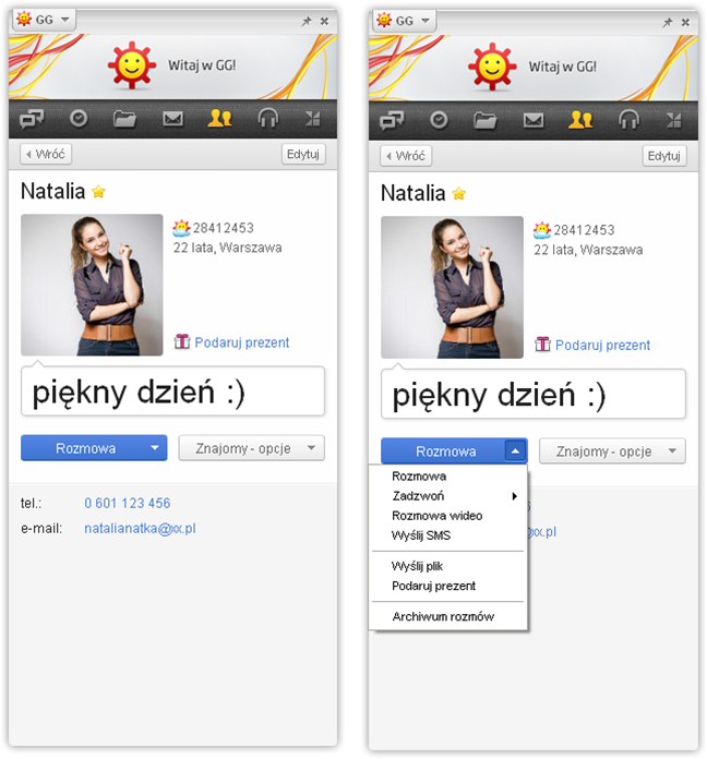 profil znajomego