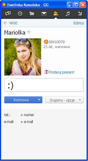 profil znajomego