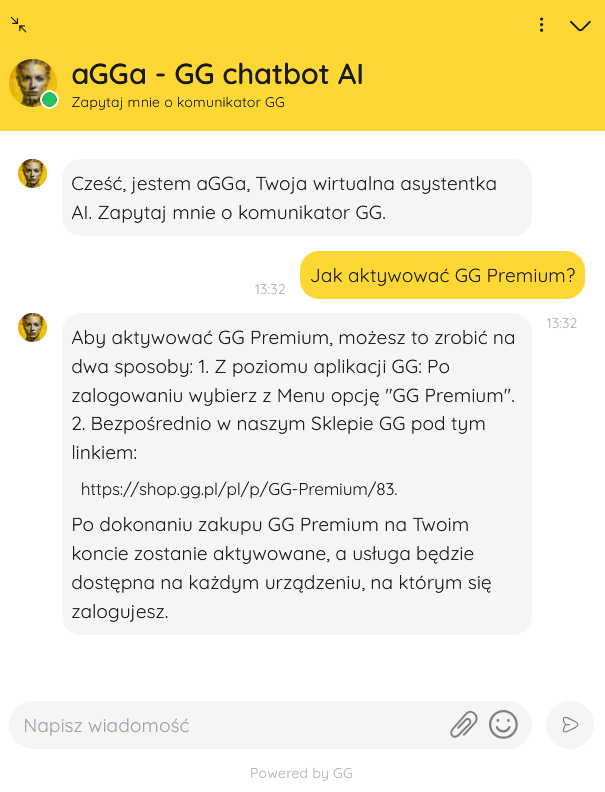 aGGa czat bot